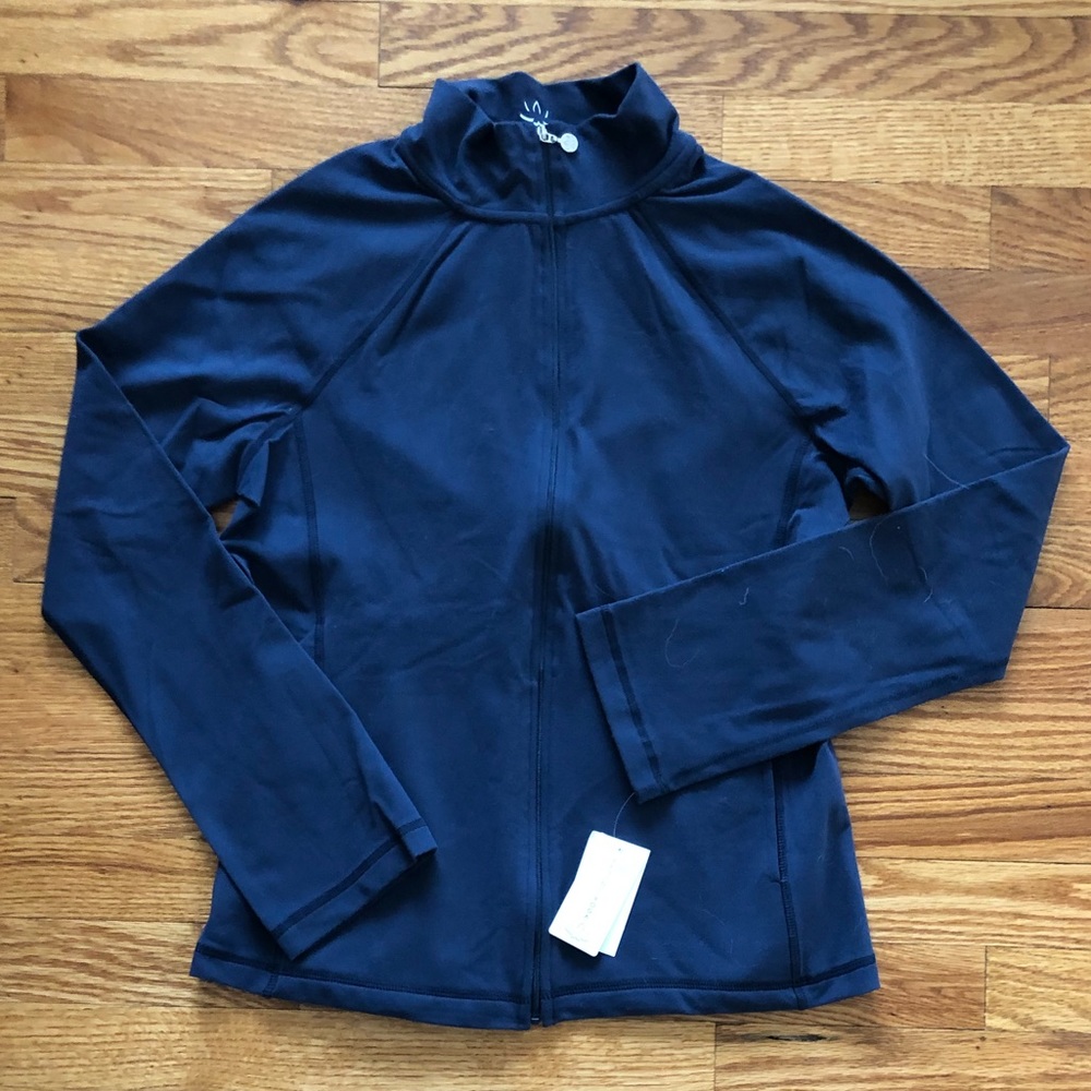 Women’s Beyond Yoga Blue ZIP Up Jacket NWT Size M